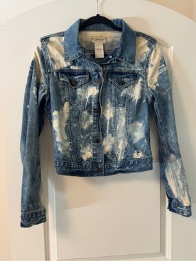 Denim and Supply Ralph Lauren Bleached Trucker Jacket - Women Medium